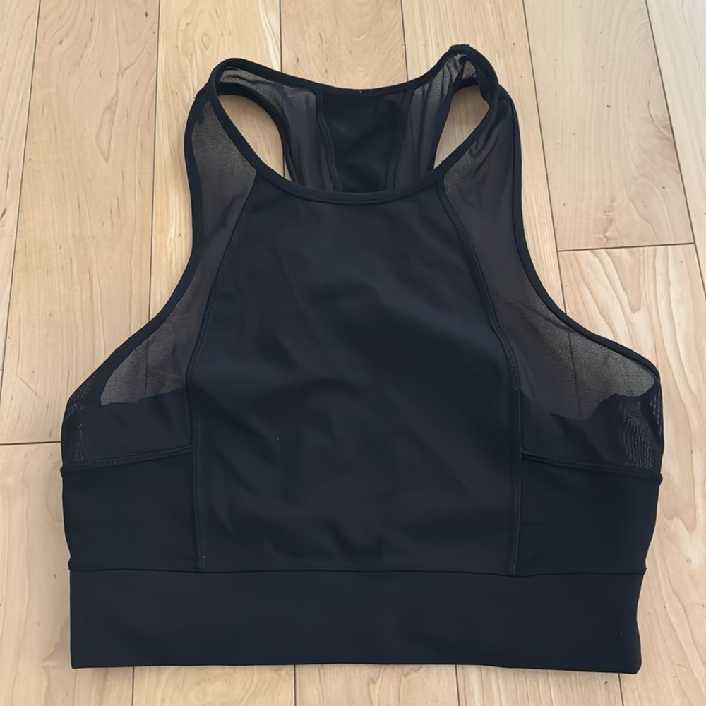 Lululemon Racerback Crop Top Black